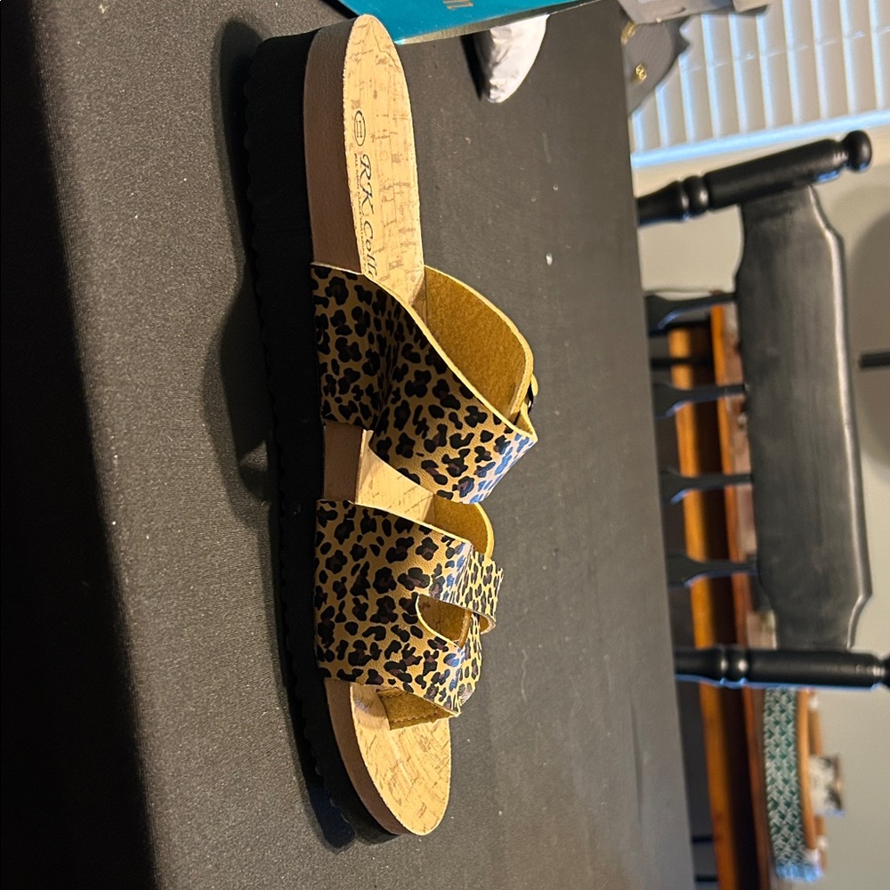 Leopard Print Sandals